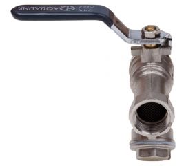 Шаровой кран AQUALINK вн-вн 1 Vs с фильтром ручка 2065 