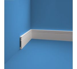 Плинтус AGIS Экополимер (80x12 мм; 2000 мм) EP002 