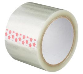 Клейкая лента ООО Комус 72 мм х 66 м, 38 мкм, прозрачный, 4 шт. 1691189 