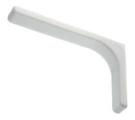 Консоль с декоративной накладкой Tech-Krep 240 мм, белый 1 шт. 129958 