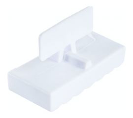 Латодержатель для деревянного каркаса Левша ЛДП 64-2 белый, 2 шт. У8-9812.Б 