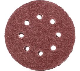 Круг абразивный шлифовальный под липучку с перфорацией 125 мм, Р24, 5 шт On 19-05-040 