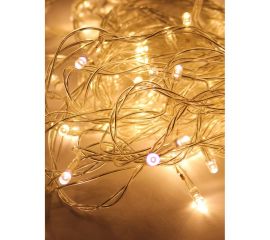 Светодиодная гирлянда КОСМОС 50 светодиодов, белый, 6.5м, 8 режимов мигания KOC_GIR50LED_W 