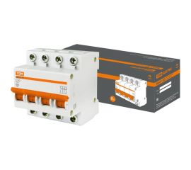 Автоматический выключатель TDM ВА47-63, 4Р, 50А, 4,5кА, характеристика С SQ0218-0035 