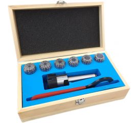 Патрон цанговый КМ3 с набором цанг ЕR 32 6 шт, 6-20 мм TORNERI 041903 