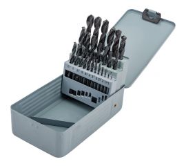 Набор сверл 25 шт, 1-13 мм, HSS 4241, металлический футляр ИНСТУЛС 00001518409 