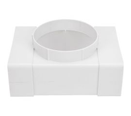 Соединитель Т-образный прямоугольного воздуховода (60x120 мм; фланец 100 мм) ВИЕНТО В612ТФ10П 