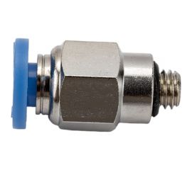 Фитинг цанговый прямой с наружной резьбой M5x0.8 для трубки диаметром 4 мм SHPI PC 04-M5 