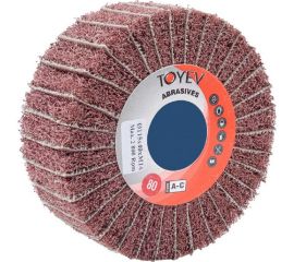 Валик комбинированный шлифовальный AKM (115x40 мм; M14; A-С+252X; P80) Toyev 004984 