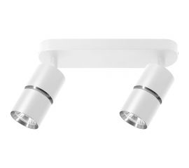 Настенно-потолочный светильник FERON ml1862 zen под лампу gu10, белый, хром, 48644 