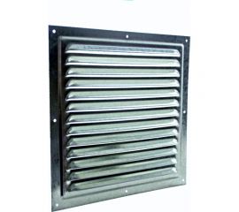 Решетка металлическая (120x120 мм; оцинкованная) ВИЕНТО РМ1212Ц 