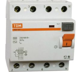 Устройство защитного отключения ВД1-63 4Р 40А 300мА TDM SQ0203-0037 