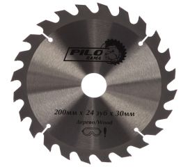 Диск пильный по дереву (200х30/20 мм; 24TPI) Pilorama 502024 