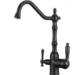 Смеситель для кухонной мойки Savol с фильтром питьевой воды, черный матовый S-L1803Н 23299 