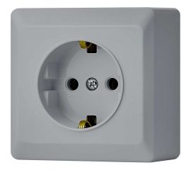 Розетка Vesta Electric vesta-electric mega silver одинарная с заземлением FRZ00010106SRM 