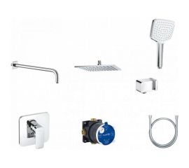 Душевая система со встроенным смесителем KLUDI Pure and Style 7в1, хром KL406300575 