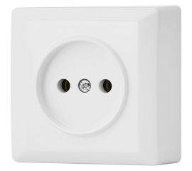 Одинарная розетка Vesta Electric Mega без заземления Mega FRZ00030101BEL 