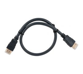 Кабель HDMI Wize CP-HM-HM-0.5M 0.5 м, v.2.0, K-Lock, soft cable, 19M/19M, 4K/60 Hz 4:4:4, Ethernet, позолоченные разъемы, экран, темно-серый, 6 121638 