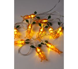 Гирлянда КОСМОС-Морковки акрил 1,35м световая часть + 0,3м, KOC_GIR-B102 