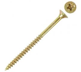 Шуруп VIPкрепеж жёлтый цинк, 6,0x100, 2 шт. 11414 VIPL 