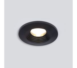 Встраиваемый светодиодный светильник Elektrostandard led 3w 3000k cob bk черный 9903 led a063923 