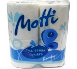Туалетная бумага Motti 2 слоя, 20 м, белая, 4 рулона 102014 