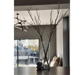 Гирлянда-искуственная ветвь КОСМОС 60см черный светящ 54LED, KOC_INT-B122 