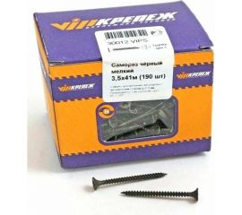 Саморез VIPкрепеж черный 3,5/41 190 шт 30012 VIPS 