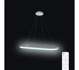 Потолочная светодиодная диммируемая люстра RITTER RIVO с ДУ 3 режима 62Вт 15м2 белый 52092 8 