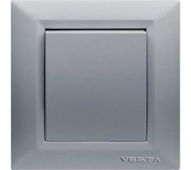 Одноклавишный выключатель Vesta Electric Roma Silver FVK010114SRM 