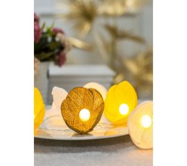 Гирлянда КОСМОС-Цветы 10LED, желт. Гамма, KOC_GIR-B110 