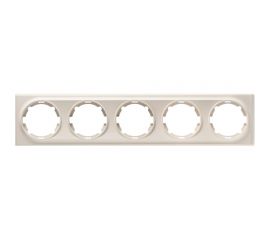 Рамка на 5 прибо??ов OneKeyElectro цвет бежевый 1E52501301 2172809 