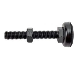 Регулируемая опора-ножка ITK резьба М12 90х34мм черная LF-80 