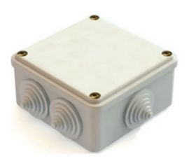 Распаечная коробка с крышкой ОП 100х100х55мм, IP54, 8вх TDM SQ1401-0513 