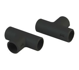 Соединительный тройник Рувинил для трубы 25 мм разъемный 20 шт Т01225Ч 