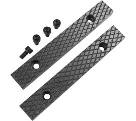 Губки сменные стальные для тисков слесарных 100 мм Berger BG BG1342 