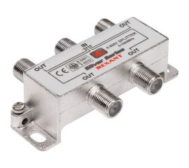 Антенный делитель REXANT f-типа на 4 tv + f-разъемы, 5-1000 мгц 06-0047-C 