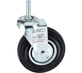 Колесо промышленное поворотное с роликовым подшипником на резьбе без тормоза (D125 мм; М12) Tech Tech-Krep 148533 