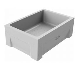 Высокий поддон к душевому углу Радомир Верчелли правое исполнение, поддон на раме-подставке с устройством слива, фронтальная панель, торцевая панель 1-11-0-2-0-013 