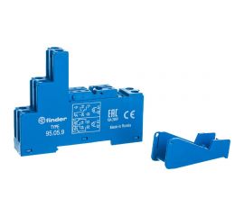 Розетка Finder для реле 40.51, 40.52, 40.61 и модуля 99.02/86.30, с разд-ми конт., с пласт, 95059SPA 