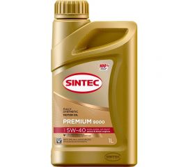 Моторное синтетическое масло Sintec PREMIUM 9000 SAE 5W-40, API SN, ACEA A3/B4, 1 л 801970 