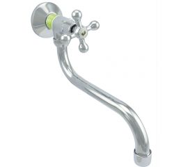 Настенный кран Juguni JGN1240, моно, кран-букса керамическая, хром/мах. 0402.662 