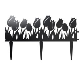 Ограждения для клумб Borge тюльпаны 0.5 м, чёрный, ral 9005 01.964.05.01.03.000.9005 