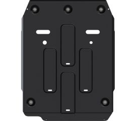 Защита КПП SHERIFF для SSANG YONG Rexton/Rexton sport/Musso 2018-2.2D, 2.0 AT, MT RWD, универсальнай штамповка, сталь 2.5 мм, с крепежом 3918 