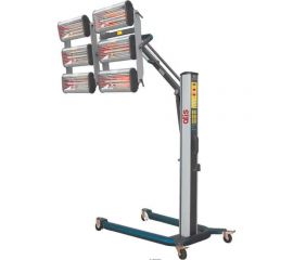 Инфракрасная сушка Atis мощность 6 ламп х 1000 Вт., 220 В, площадь нагрева 1800мм х1000мм IR 6 