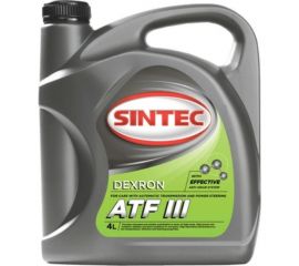 Масло трансмиссионное Sintec (4 л; ATF III G Dexron) Обнинскоргсинтез 900265 