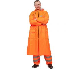 Плащ ООО Комус ПВХ Poseidon, оранжевый, р. 48-50, рост 170-176 446557 
