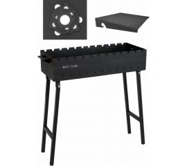 Складной мангал 3 мм, 750 + полка + подказанник Unikit UN-МСК9 