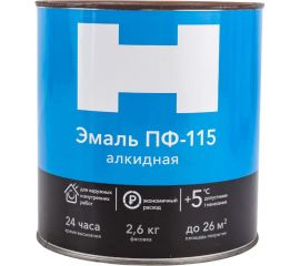Эмаль HAMMERTON ПФ-115 серая, 2.6 кг 211426 241512 
