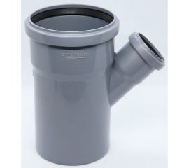Тройник Flextron D 110 мм на D 50 мм 45 градусов, для внутренней канализации 140107 